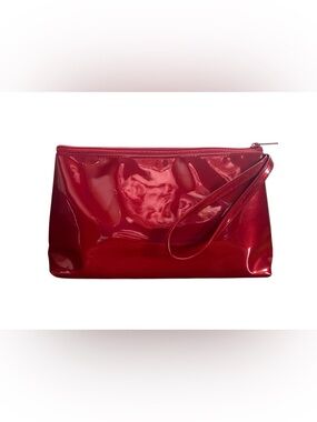 Avon Red Shimmering PVC Clutch – Y2K Sassy Shine